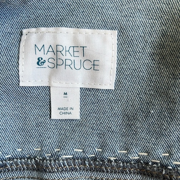 Market & Spruce Blue Jean Jacket Tailored Fit
Indigo fabric M - Picture 5 of 9
